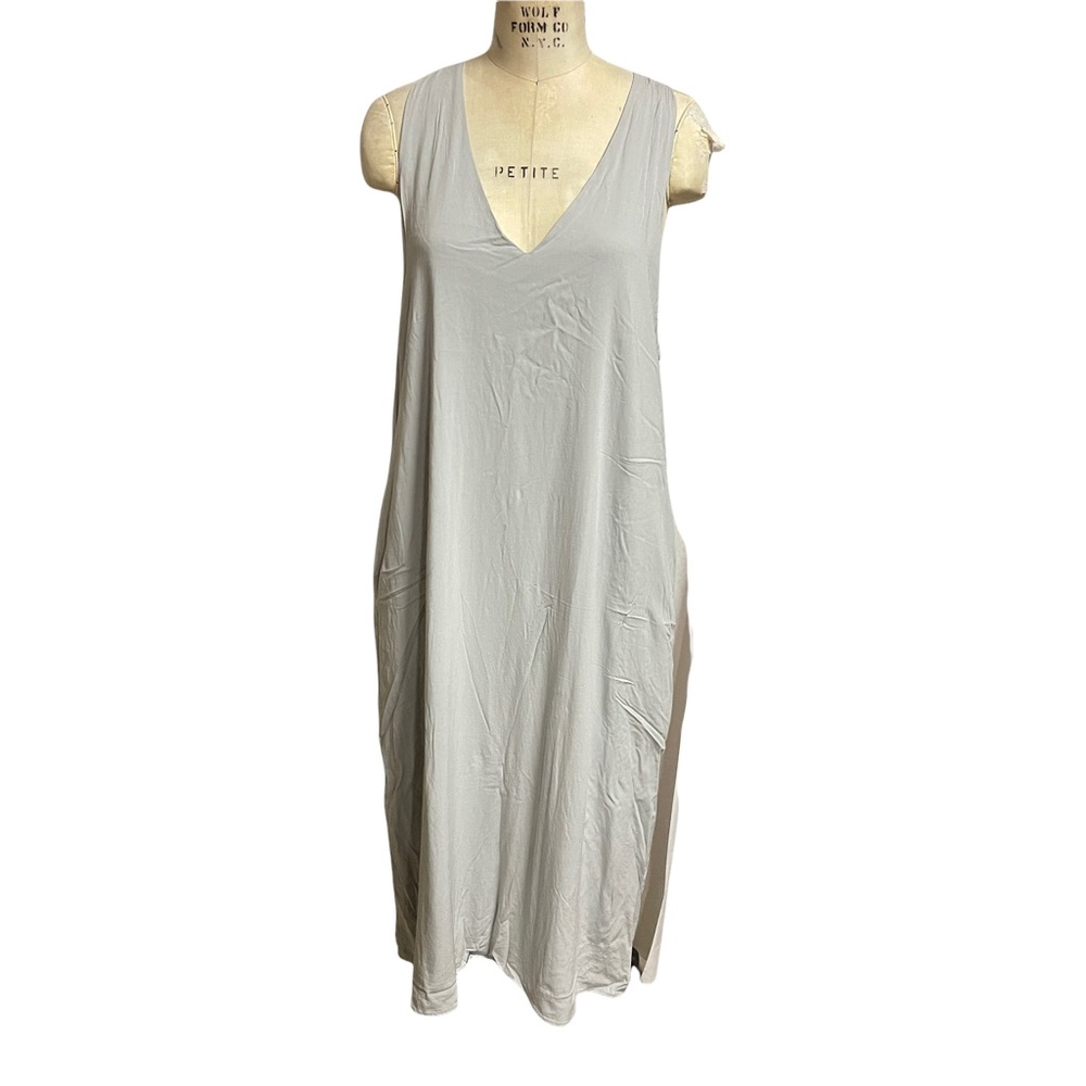Mod Ref L light grey Racerback maxi dress